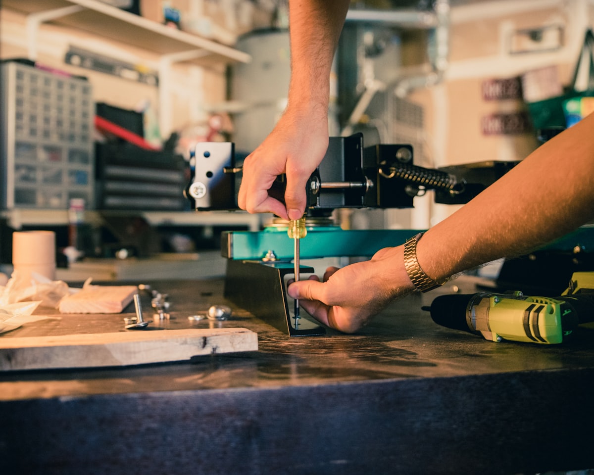 Locksmith Working — Adel Potter Emergency Safe Lockout Service, Los Angeles CA